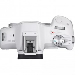 Canon | EOS R50 WH + RF-S 18-45mm F4.5-6.3 IS STM (SIP) | Megapixel 24.2 MP | Image stabilizer | ISO sensitivity (max) 32000 | D