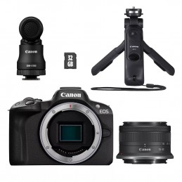 Canon | EOS R50 + RF-S 18-45mm CREATOR KIT (SIP) | Megapixel 24.2 MP | Image stabilizer | ISO sensitivity (max) 32000 | Display 