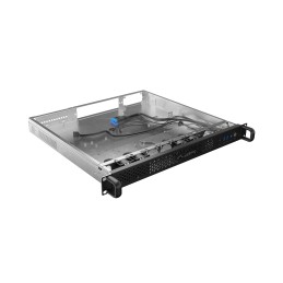 Lanberg Rackmount server chassis ATX 420/10 19"/1U | SC01-4201-10B | Black