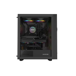 Genesis Gaming PC Case | Diaxid 605 ARGB | Black | Midi Tower | Power supply included No