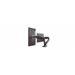 ICY BOX IB-MS304-T, Monitor stand with desk mounted base, for two screens, size up to 27'' | Raidsonic