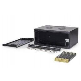 Digitus SOHO Pro network set, 483 mm (19") 4U, 540 x 400 mm | DN-49201-SET | Black