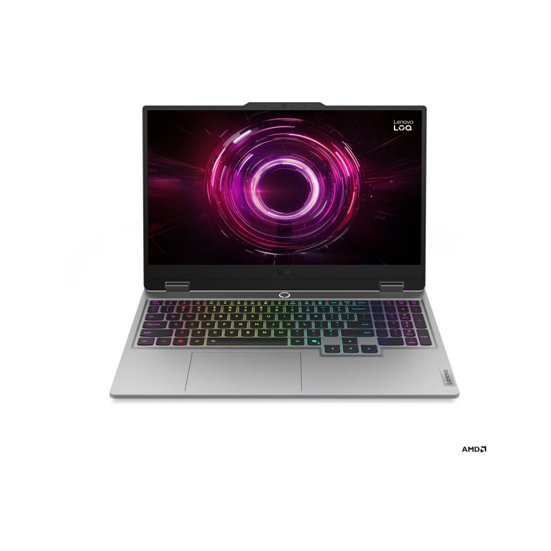Lenovo LOQ 15AHP10 | Luna Grey | 15.6 " | IPS | FHD | 1920 x 1080 pixels | Anti-glare | AMD Ryzen 7 | 250 | 16 GB | SODIMM DDR5 