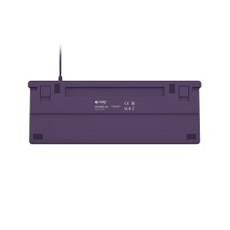 Fury | Kanabo K2 | Gaming Keyboard | Wired | US | Gray/Purple | USB Type-A | Linear