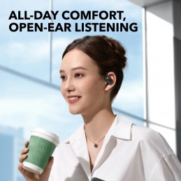 Anker Soundcore Adjustable Open-Ear Wireless Earbuds | AeroFit 2 | Built-in microphone | Bluetooth | Black