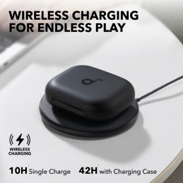 Anker Soundcore Adjustable Open-Ear Wireless Earbuds | AeroFit 2 | Built-in microphone | Bluetooth | Black