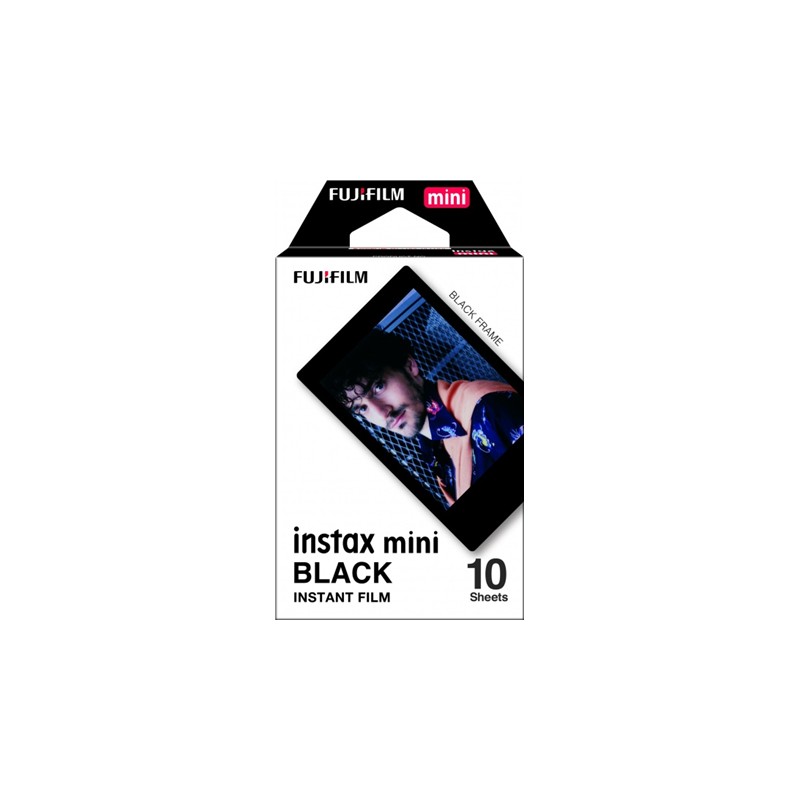 Fujifilm | Instax Mini | BLACK FRAME (10pl) Instant Film | 54 x 86 mm