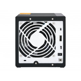 QNAP High-performance Desktop SATA 6Gbps JBOD Storage Enclosure | TL-D400S | Black