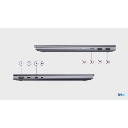 Lenovo IdeaPad 5 2-in-1 14IRH9 | Luna Grey | 14 " | OLED | Touchscreen | WUXGA | 1920 x 1200 pixels | Glossy | Intel Core i5 | i