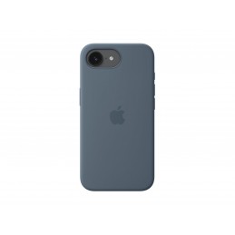 Apple iPhone 17e Silicone Case with MagSafe Anchor Blue | Apple