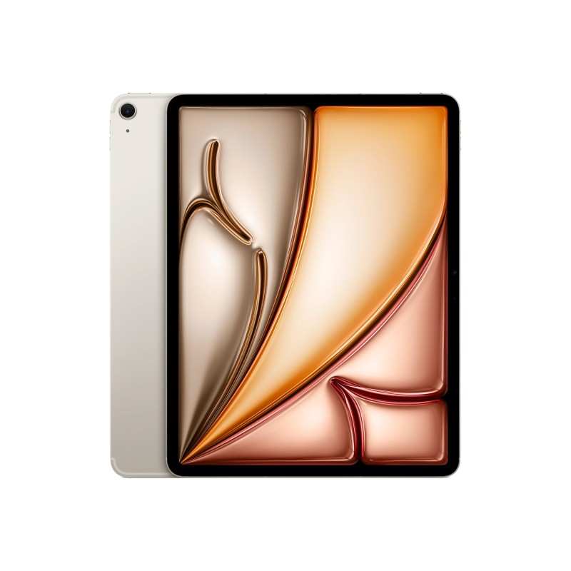 Apple | iPad Air Wi-Fi + Cellular | Starlight | 13 " | 2732 x 2048 pixels | IPS | Apple | 12 GB | M4 | 128 GB | 3G | 4G | 5G | W