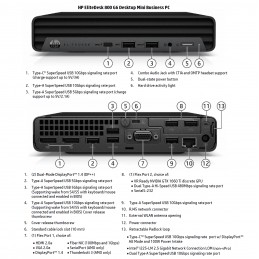 HP Renewed Grade B | EliteDesk 800 G6 | Intel Core i5 | i5-10500T | 8 GB | SSD | 256 GB | Intel UHD Graphics 630 | Windows 11 Pr