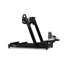 Next Level Racing Aluminium Simulator Cockpit, Wheel Plate Edition | GTElite Lite | Black
