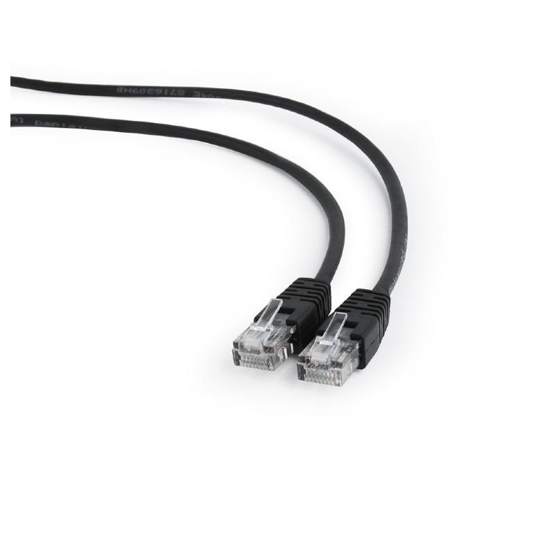 PATCH CABLE CAT5E UTP 3M/BLACK PP12-3M/BK GEMBIRD