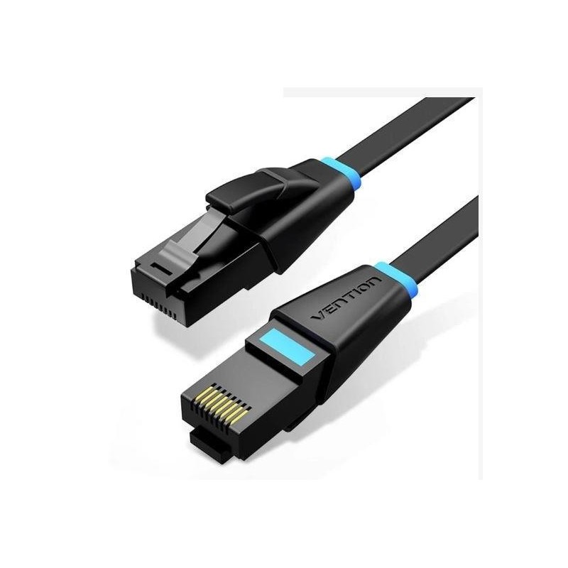 PATCH CABLE CAT.6 UTP/0.5M BLACK IBJBD VENTION
