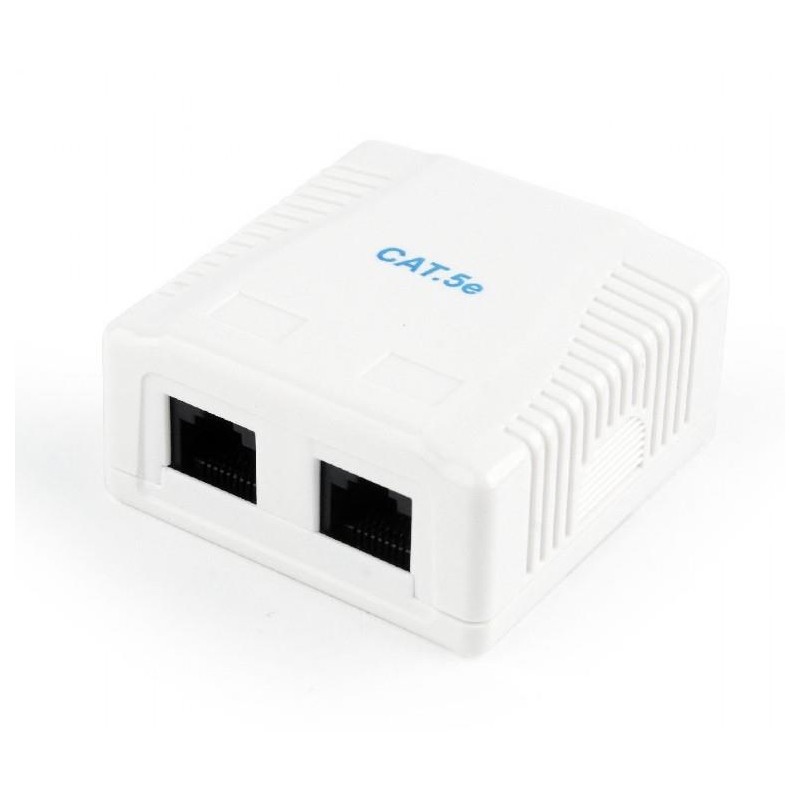 CABLE ACC MOUNT BOX 2XCAT5E/NCAC-2U5E-01 GEMBIRD