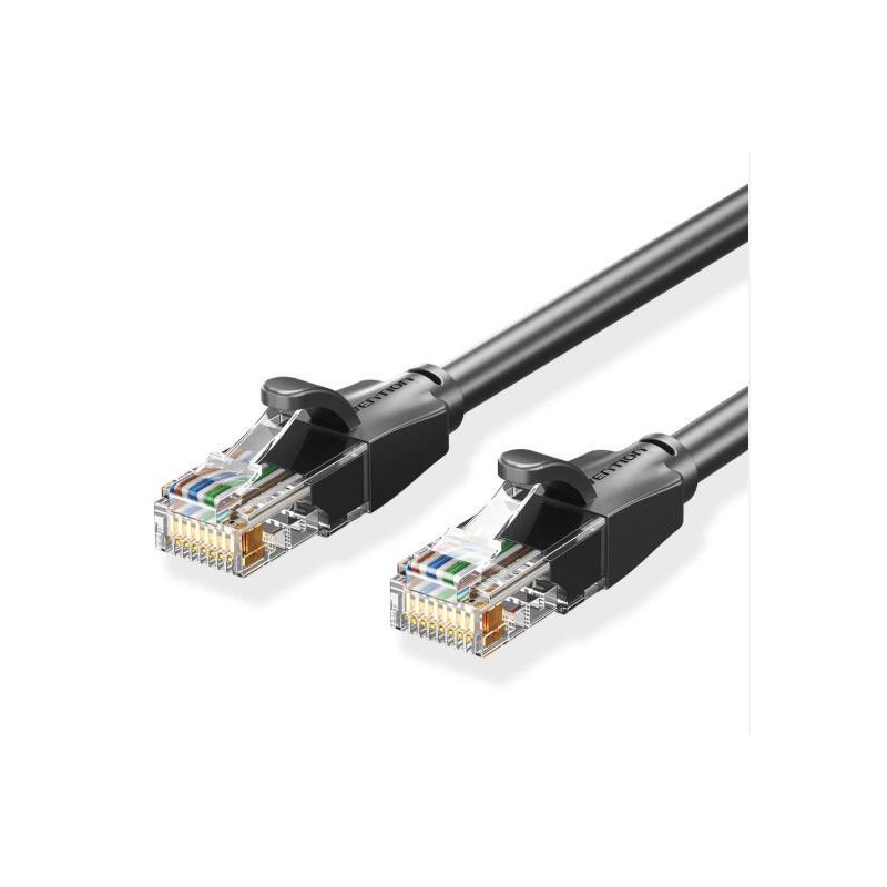 PATCH CABLE CAT.6 UTP/15M BLACK IBEBN VENTION
