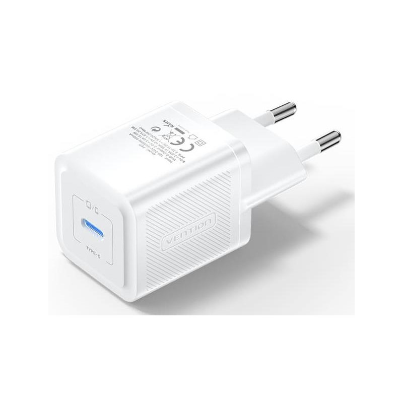 MOBILE CHARGER WALL 20W USB-C/1P WHITE FEPW0-EU VENTION