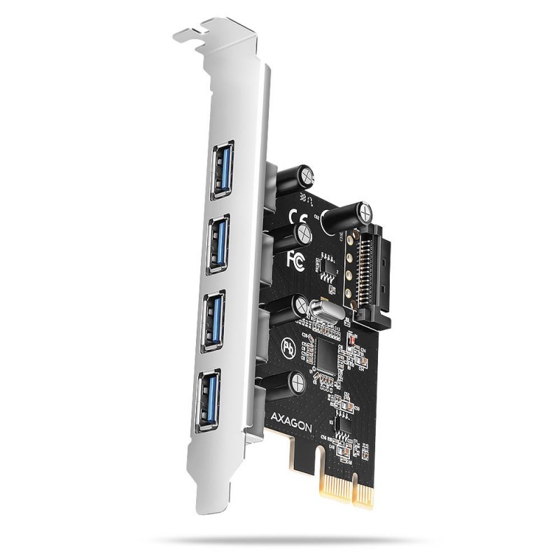 I/O CARD USB2 PCIE 4PORT/PCEU-430RS AXAGON