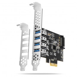 I/O CARD USB PCIE 4PORT/PCEU-43RS AXAGON