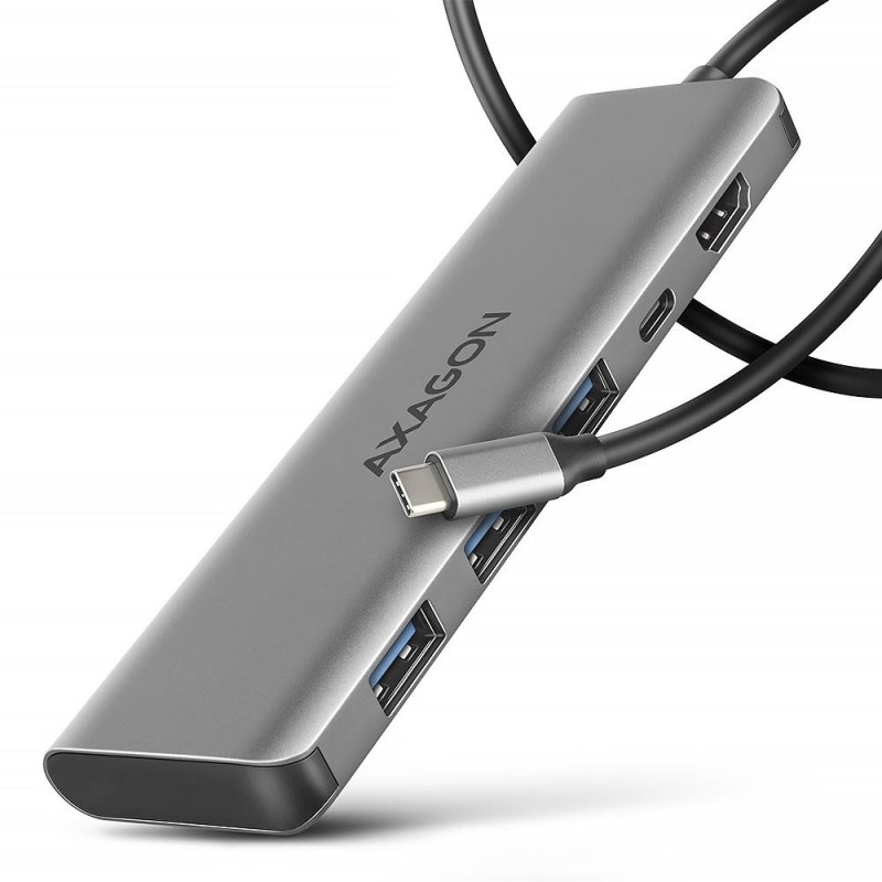 I/O HUB USB-C 5IN1/1M HMC-5H AXAGON