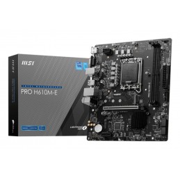 Mainboard|MSI|Intel H610|LGA1700|Micro-ATX|Memory DDR5|Memory slots 2|1xPCI-Express 1x|1xPCI-Express 16x|1xM.2|1x15pin D-sub|1xH