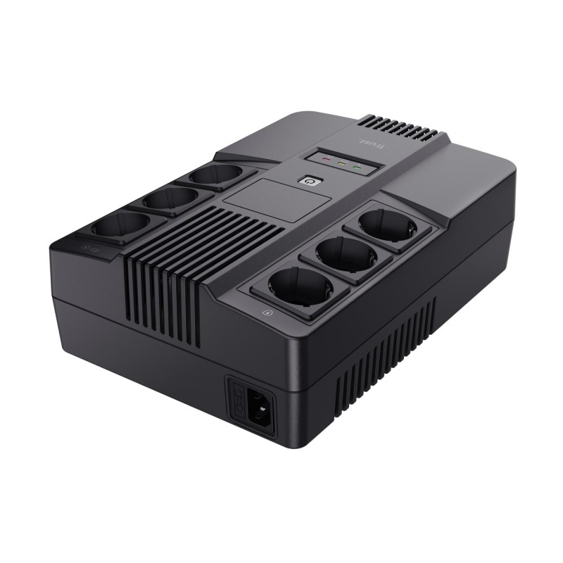 UPS|TRUST|800 VA|Wave form type Simulated sinewave|Desktop/pedestal|23326