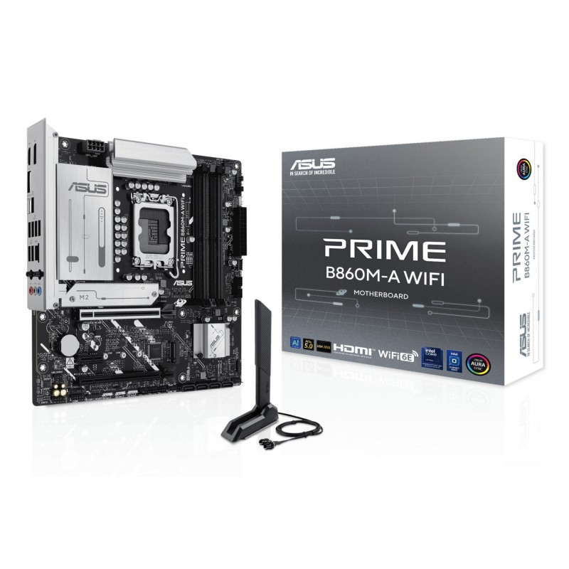 Mainboard|ASUS|Intel B860 Express|LGA1851|Micro-ATX|Memory DDR5|Memory slots 4|1xPCI-Express 4.0 1x|1xPCI-Express 4.0 16x|1xPCI-
