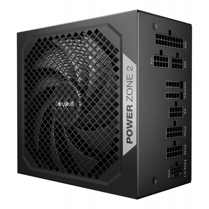 Power Supply|BE QUIET|POWER ZONE 2|850 Watts|Peak Power 920 Watts|Efficiency 80 PLUS PLATINIUM|MTBF 100000 hours|BP007EU
