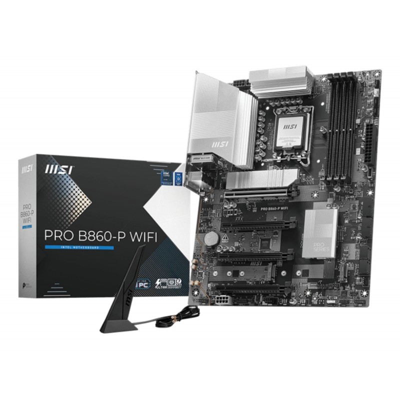 Mainboard|MSI|Intel B860 Express|LGA1851|ATX|Memory DDR5|Memory slots 4|2xPCI-Express 4.0 1x|1xPCI-Express 4.0 4x |1xPCI-Express