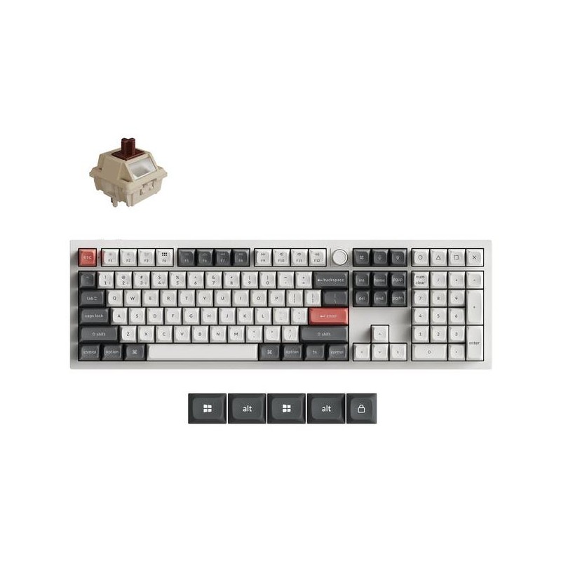 KEYBOARD WRL Q6 ULTRA/WHITE Q6U-P3 KEYCHRON