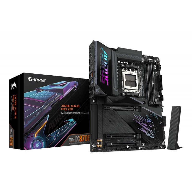 Mainboard|GIGABYTE|AMD X870E|Socket AM5|ATX|RAM DDR5-SDRAM|4xSlots|Wi-Fi Yes|Bluetooth Yes|4xNumber of M.2 (M) slots|GIGABYTE X8