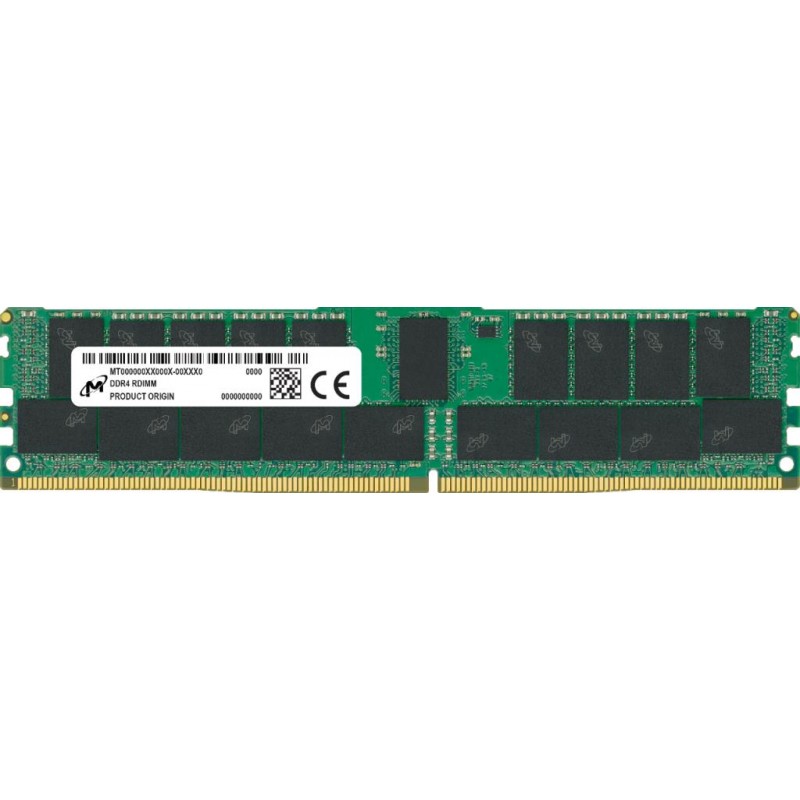 Server Memory Module|MICRON|DDR4|16GB|RDIMM/ECC|3200 MHz|1.2 V|Chip Organization 2048Mx72|MTA18ASF2G72PDZ-3G2R