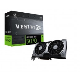 Graphics Card|MSI|NVIDIA GeForce RTX 5070|12 GB|GDDR7|192 bit|PCIE 5.0 16x|Dual Slot Fansink|1xHDMI|3xDisplayPort|RTX507012GVENT