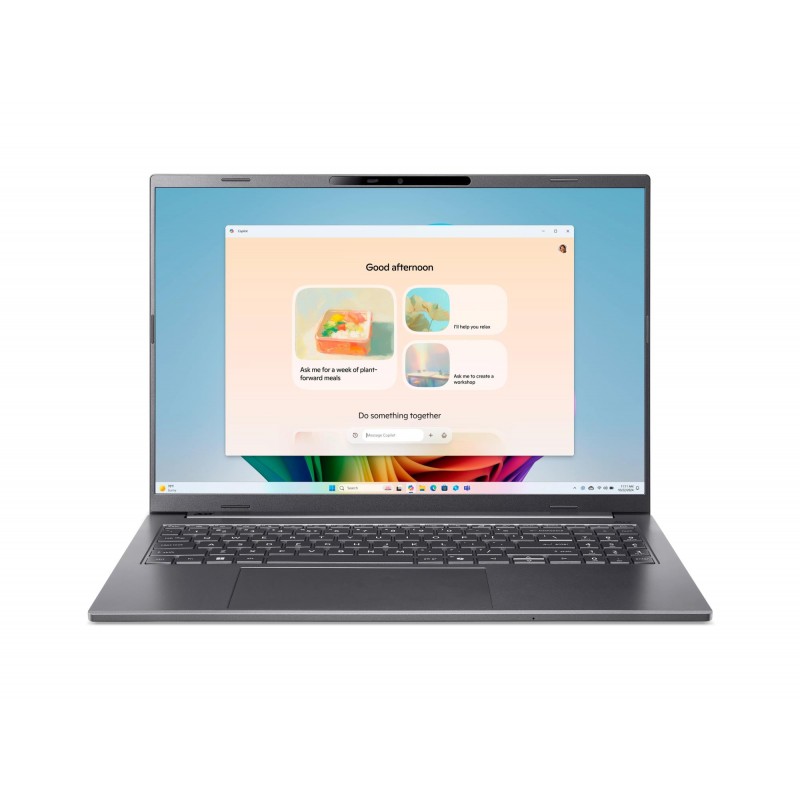 Notebook|ACER|Aspire|Aspire 16 AI|CPU Qualcomm Snapdragon|X1-26-100|3 GHz|16 "|1920 x 1200 pixels|RAM 16 GB|LPDDR5x-SDRAM|SSD 51