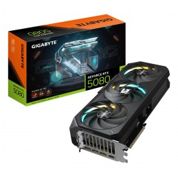 Graphics Card|GIGABYTE|NVIDIA GeForce RTX 5080|16 GB|GDDR7|256 bit|PCIE 5.0 16x|GPU 2617 MHz|Triple slot Fansink|1xHDMI|3xDispla