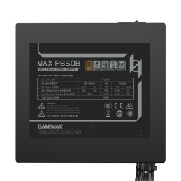 Gamemax PSU | MAX P650B | 650 W | Bronze | Non-Modular