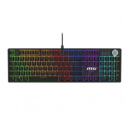 KEYBOARD GAMING BLACK US/FORGE GK310 RED MSI