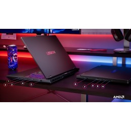 Lenovo Legion Pro 5 16AFR10 | Eclipse Black | 16 " | OLED | WQXGA | 2560 x 1600 pixels | 165 Hz | Glossy | AMD Ryzen 9 | 9955HX 