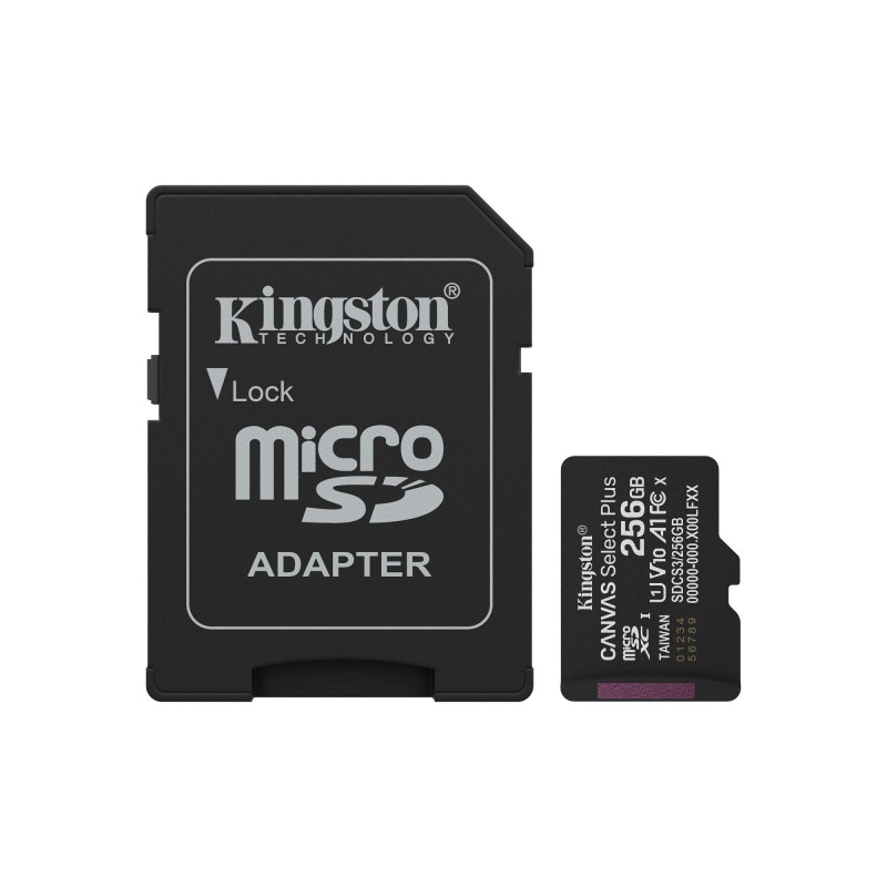 MEMORY MICRO SDXC 256GB UHS-I/W/ADAPTER SDCS3/256GB KINGSTON