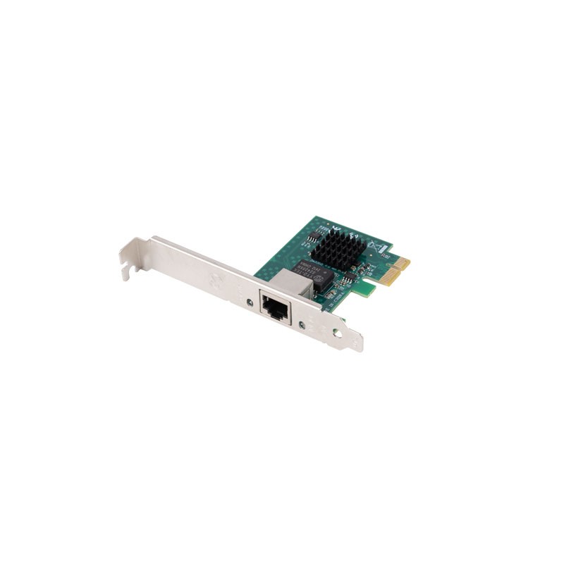 Lanberg | PCI-Express to RJ45 Ethernet Adapter network card PCI-E X1 1X RJ45 2.5GB Low profile | PCE-25GB-001