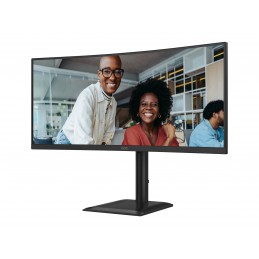 AOC CU34E4CV | 34 " | VA | 21:9 | 120 Hz | 4 ms | 3440 x 1440 pixels | HDMI ports quantity 2 | Black