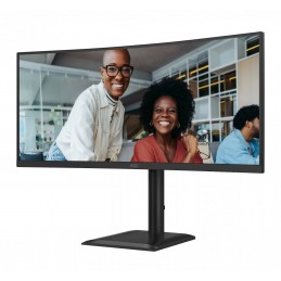 AOC CU34E4CV | 34 " | VA | 21:9 | 120 Hz | 4 ms | 3440 x 1440 pixels | HDMI ports quantity 2 | Black