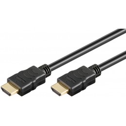 Goobay 80101 HDMI High-Speed Cable with Ethernet | Soft | 1 m