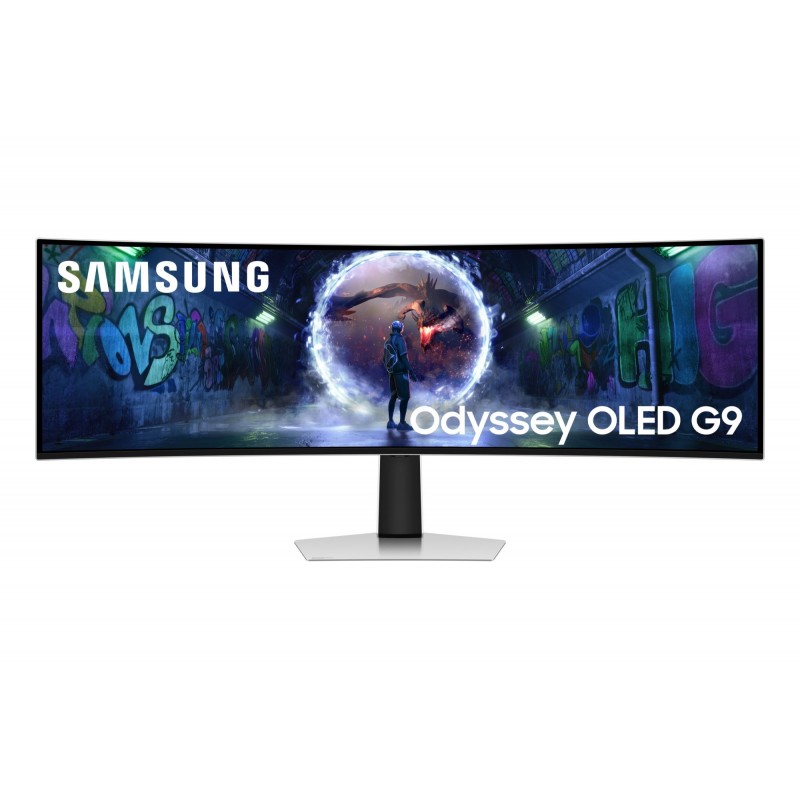 Monitor|SAMSUNG|Odyssey G9 G93SD|49"|Gaming/Curved|Panel OLED|5120x1440|32:9|240 Hz|0.03 ms|Colour White|LS49DG934SUXEN