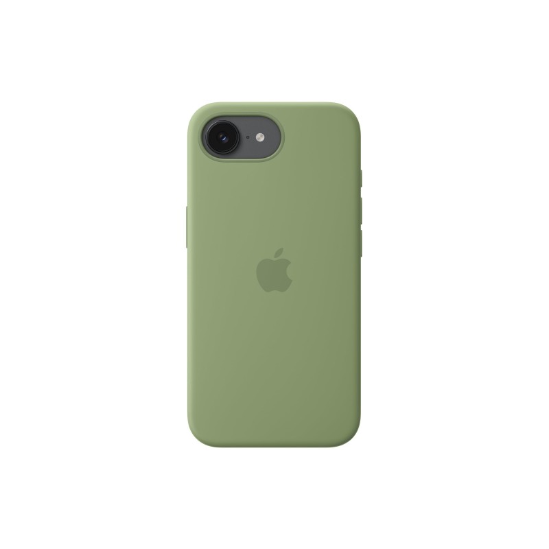 Apple iPhone 17e Silicone Case with MagSafe Light Moss | Apple