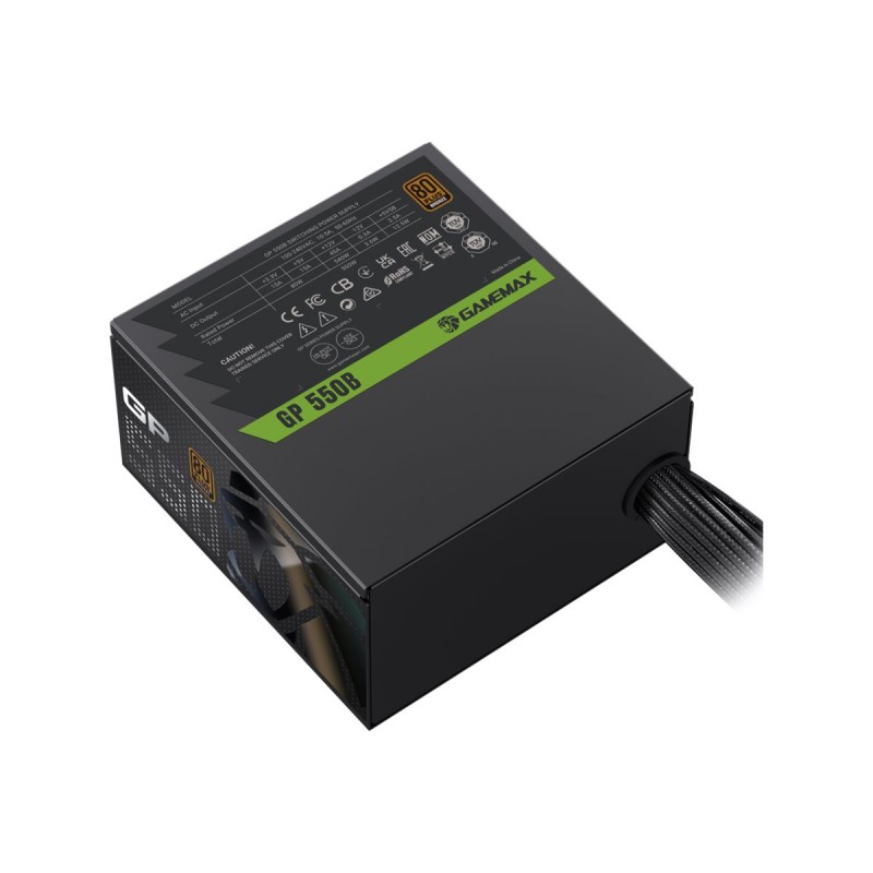 Gamemax PSU | GP 550B | 550 W | Bronze | Non-Modular