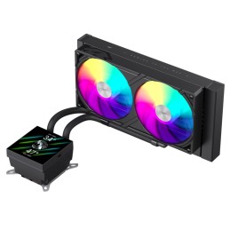 Gamemax CPU Liquid Cooler | GLACIER 240 LCD BK | Black
