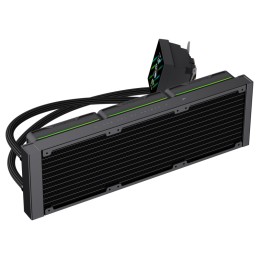 Gamemax CPU Liquid Cooler | HAILSTORM 360 LCD BK | Black