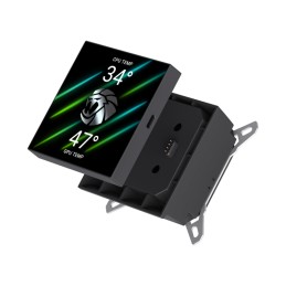 Gamemax CPU Liquid Cooler | HAILSTORM 360 LCD BK | Black